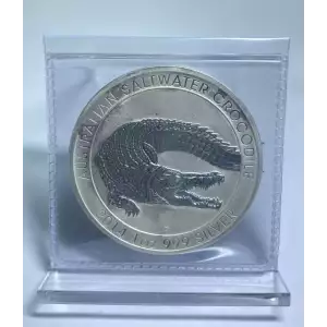 2014 1 oz Perth Mint Silver Saltwater Crocodile