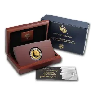 2014 50th Anniversary Kennedy Half Gold Proof (B&P)