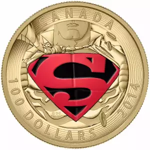 2014 - Iconic Superman™ Comic Book Covers: The Adventures of Superman #596 - 14-Karat Gold Coin (2)