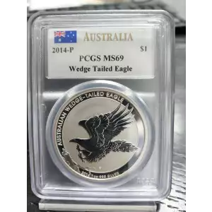 2014-P PCGS MS69 Wedge Tailed Eagle 