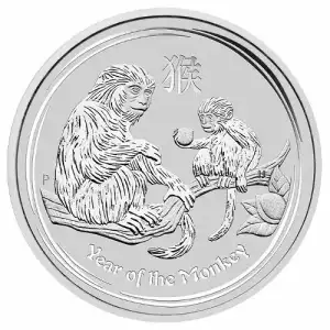 2016 1 oz Australian Perth Mint Silver Lunar II: Year of the Monkey (2)