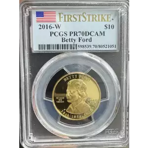 2016 $10 Betty Ford PCGS PR-70 First Strike DCAM (2)