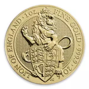 2016 1oz Britain Queen's Beasts: The Lion (2)