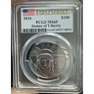 2016 PCGS MS69 Statue of Liberty (2)