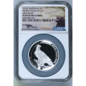 2016P Wedge-Tailed Eagle High Relief ULTRA CAMEO (2)