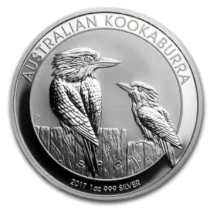 2017 1kg Australian Perth Mint Silver Kookaburra