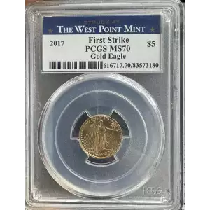 2017 $5 Gold Eagle First Strike (2)