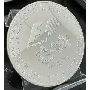 2017 5 oz Silver Formula 1 Solomon Island Coin