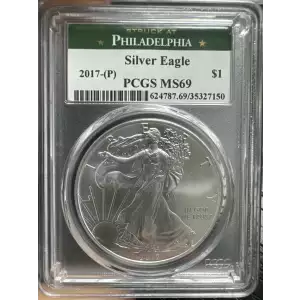 2017-(P) $1 Silver Eagle Struck at Philadelphia