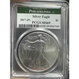 2017-(P) $1 Silver Eagle Struck at Philadelphia