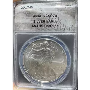 2017-W American Silver Eagle ANACS SP70 Burnished (2)