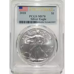 2018 $1 Silver Eagle First Strike