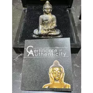 2018 Mongolia 3-oz Gilt Silver Shakyamuni Buddha