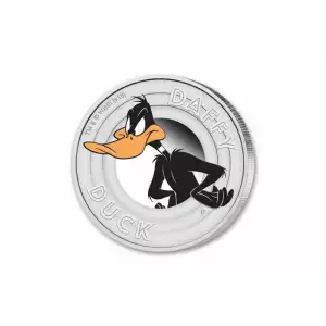 2018 Tuvalu 1/2 oz Looney Tunes Daffy Duck Silver Proof Coin (4)