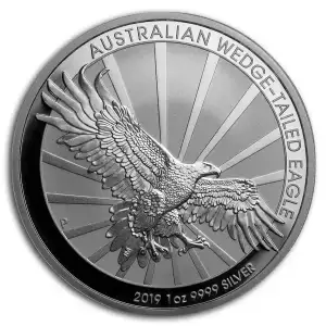 2019 1oz Australian Perth Mint Silver Wedge Tailed Eagle (2)