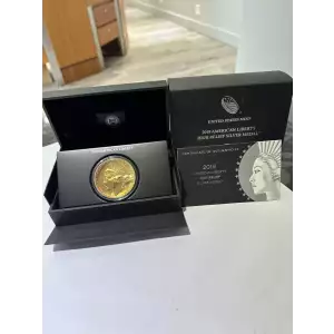 2019-P American Liberty Series 2.5oz Silver Medal Gold Enhanced (Box/COA)