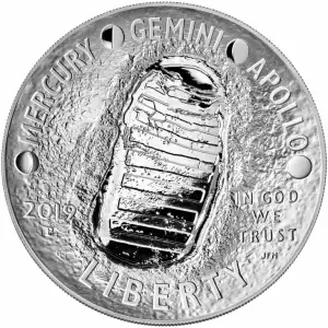2019-P Apollo 11 5oz Silver Proof Commemorative (Box/COA)