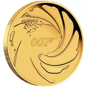 2020 - 007 James Bond 1/4oz Gold Proof Coin