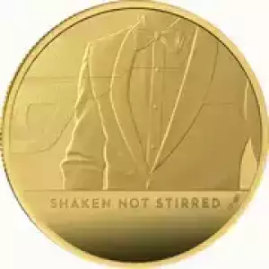 2020 - 007 James Bond Shaken Not Stirred Gold Proof Coin