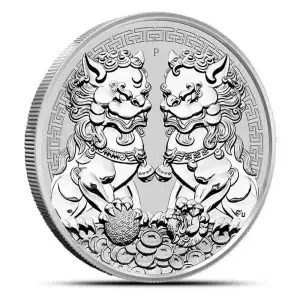 2020 1 oz Australian Guardian Lions Double Pixiu Silver Coin (2)