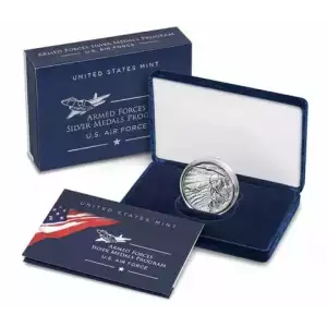 2020 2.5 oz Armed Forces Silver Medal - U.S. Air Force (2)