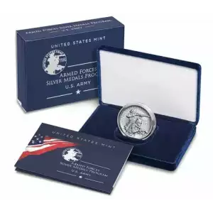 2020 2.5 oz Armed Forces Silver Medal - U.S. Army (4)