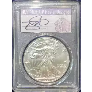 2020 American Silver Eagle Cleveland Signed 70 PCGS