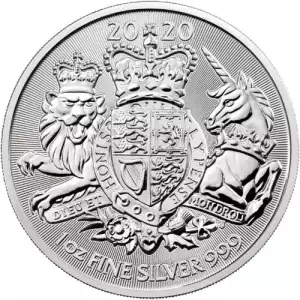 2020 Great Britain 1 oz Silver The Royal Arms