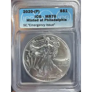 2020-(P) Silver Eagle ICG MS70 SE Emergency Issue (2)