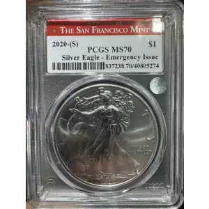 2020-(S) PCGS MS70 Emergency Issue