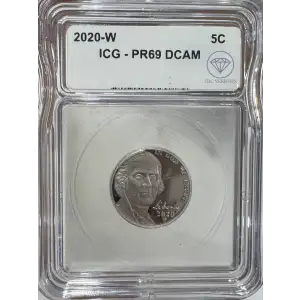 2020 W Jefferson Nickel ICG PR-69 IDC Verified DCAM