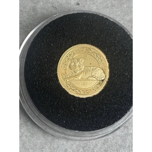 2021 1000 Tögrög Year of the Tiger Mongolia Gold Coin