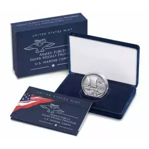 2021 2.5 oz Armed Forces Silver Medal - U.S. Marine Corps (2)