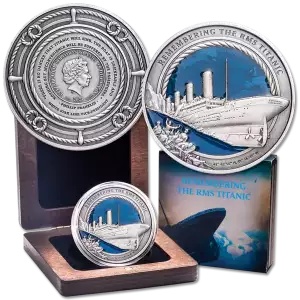 2021 Remembering the RMS Titanic 3oz Silver Ultra High Relief Coin