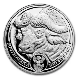 2021 South Africa 1 oz Platinum Big Five Buffalo Proof (COA & Box) (4)