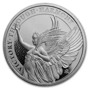 2021 St. Helena 1 oz Silver Queen's Virtues Victory