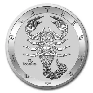 2021 Tokelau 1 oz Silver $5 Zodiac Series: Scorpio [DUPLICATE for #549316]