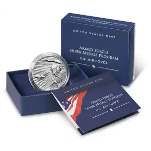 2022 1 oz Armed Forces Silver Medal - U.S. Air Force