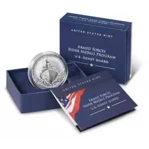 2022 1 oz Armed Forces Silver Medal - U.S. Coast Guard