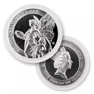 2022 5 oz St. Helena Silver Queen’s Virtues Truth Coin