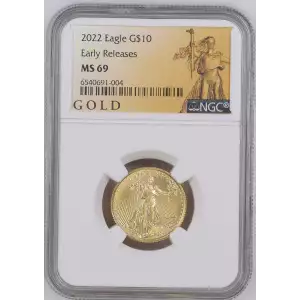 2022 AGE G$10 Early Release MS69 (2)