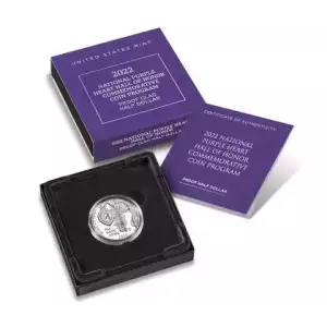 2022 National Purple Heart Hall of Honor Commemorative Coin program - Proof Clad Half Dollar