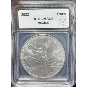 2022 Silver Libertad ICG MS-69 IDC Verified