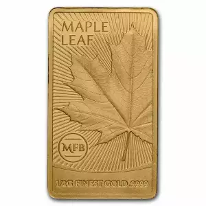 2022 Solomon Isl. 1/2 Gram Gold Famous Motifs: Maple Leaf