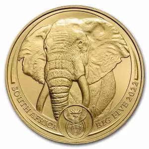 2022 South Africa 1 oz Gold Big Five Elephant (2)