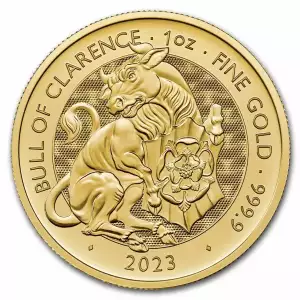 2023 GB 1 oz Gold The Royal Tudor Beasts The Bull of Clarence (2)