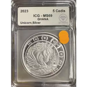 2023 Ghana Silver Unicorn ICG MS69 IDC Verified (2)
