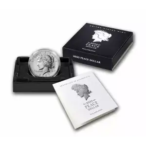 2023 Peace Dollar Philadelphia (Box and COA)