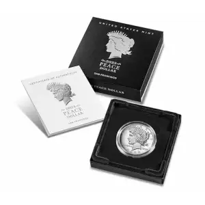 2023 Peace Dollar San Francisco (Box and COA)