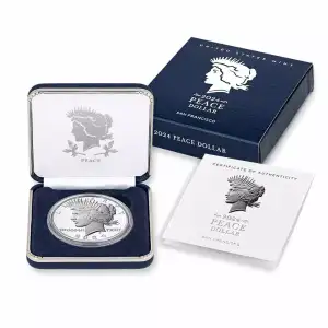 2024 Proof Peace Dollar San Francisco (Box and COA) (2)